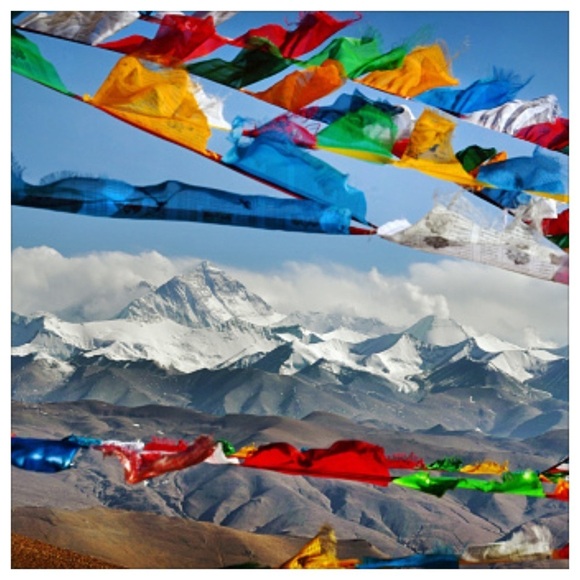 NEW Tibetan Prayer Flags~Patio Or Indoor Decoration - Picture 3 of 7
